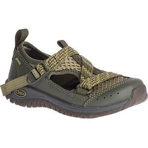 Chaco Odyssey Sport Sandals Jacquard Webbing Outdoor Hiking Green Junior 6